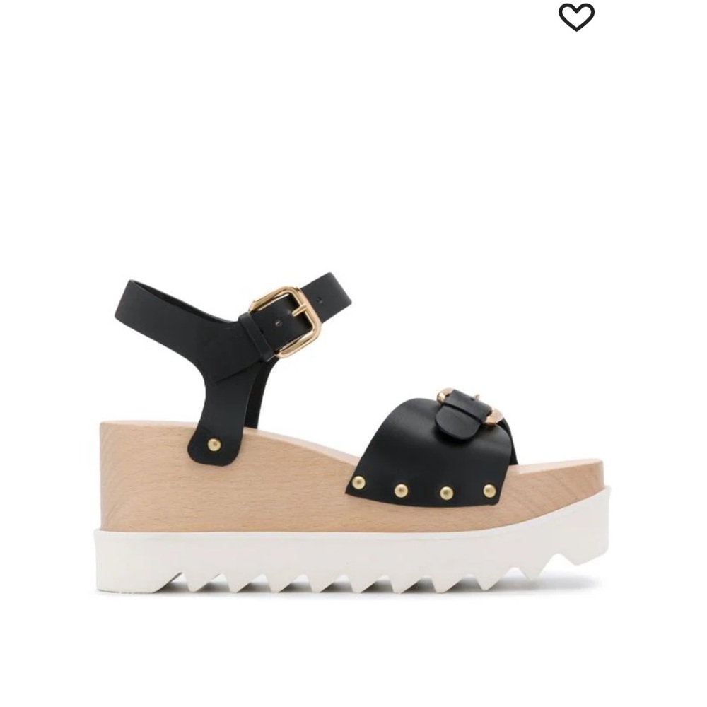Stella McCartney Elyse Wedge Platform Sandals
